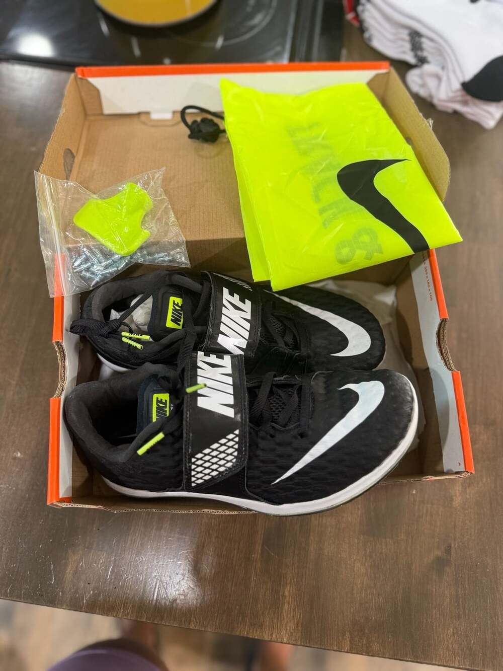 Nike High Jump Elite Track And Field Shoes Black White